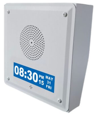 CIPSPKMDC IP speaker with microphone and LCD clock