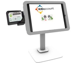 Visitor management check-in kiosk